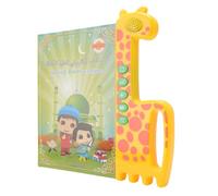 Dilwe Interactive Anglais Arabe Bilingual Point Reading Livre, Pages Tactiles avec Stylo Sonore pour l'éducation Précoce, Modes de 3 Apprentissage pour l'illumination Précoce, Langue Parent-enfant