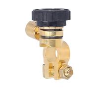 Dilwe Interrupteur de Batterie 17mm Universel Anti-vol pour Voiture Bateau Camping-Car Camion(Noir)