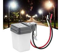 Dilwe Interrupteur de Commande D'éclairage NK-Q/T, pour éclairage Fiable de Lampadaire, Conception Compacte pour éclairage de Cour, 220VAC, 1 unité