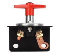 Dilwe Interrupteur de déconnexion de batterie 12V-60V avec plaque de verrouillage 10mm Stud 300A universel pour RV yacht