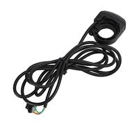 Dilwe Interrupteur de Guidon de Moto, Ensemble de Boutons de Commande de Klaxon de Phare 2 en 1 pour Guidon de Vélo et de Scooter électrique de 22,2 Mm