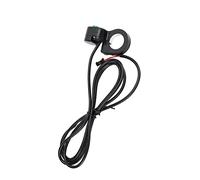 Dilwe Interrupteur de Klaxon de Scooter, Facile à Installer, Matériau ABS Durable, Accessoires de Vélo, Guidon de Vélo électrique Noir de 22.5mm