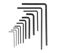 Dilwe Jeu de 11 Clés pour Guitare, avec clé Hexagonale à extrémité Sphérique Allongée de 4 Mm et 5 Mm pour le Réglage de la Tige de Ferme de Guitare Acoustique et électrique