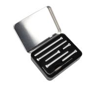 Dilwe Jeu de 6 Boulons de Poids pour Queue de Billard, 0,2 0,4 0,5 0,8 1,0 1,5 Oz, Vis de Poids pour Bâton de Billard en Aluminium pour Un Réglage Fin de L'équilibre de la Queue, avec