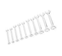 Dilwe Jeu de Mini Clés Mixtes 10 Pièces 45 en Acier ouverture Dodécagone de 4 à 11 Mm avec échelle Transparente pour la Réparation de Vélos, les Mécaniciens de Garage à Domicile (Norme