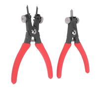 Dilwe Jeu de Pinces à Circlips en Métal, Pinces à Circlips Internes et Externes Réglables en Métal, 2 Pièces pour le Retrait des Petits Anneaux de Retenue sur la Plupart des Véhicules avec Poignée