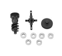 Dilwe Jeu D'engrenages de Transmission RC, Remplacement de Boîte de Vitesses en Métal pour Chenille RC SCX30 à L'échelle 1/30