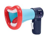 Dilwe Jouet de Corne de Changeur de Voix D'enregistrement avec 3 Effets de Modulation Vocale, Bouton de Son de Rire pour Les Jeux de Fêtes