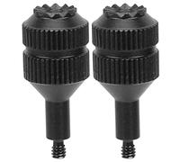 Dilwe Joysticks de Contrôleur RC 2 Pièces, Bâtons de Commande de Drone en Aluminium pour Protection V2, Bascule de Télécommande (Black)