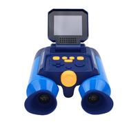 Dilwe Jumelles Numériques pour Enfants avec Zoom 10x et écran de 2,4 Pouces | Matériau ABS, Batterie 2000 MAh, Prend en Charge une Carte Mémoire 128 Go, Jeux éducatifs Intégrés, Cordon pour un