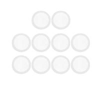 Dilwe Kazoo, Instrument Kazoo en Métal en Alliage D'aluminium avec Membrane, Dispositif Musical à Bourdonnement Facile à Jouer pour Cadeaux de Fête (WHITE)