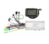Dilwe Kit de Conversion de Vélo électrique 36 V 48 V 1000 W 38 A, Contrôleur de Vitesse de Moteur de Vélo électrique, Contrôleur sans Balais avec Panneau D'affichage pour Vélo électrique