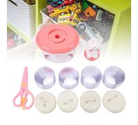 Dilwe Kit de Créateur de Badges de Bricolage, Artisanat Créatif pour Les Enfants, Faites Vos Propres Boutons pour Les Fêtes, Les Cadeaux et Le Plaisir de L'éducation
