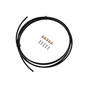Dilwe Kit de Frein Flexible Hydraulique,Y Compris Un Tube d’Huile de Frein en Nylon de 3 m, 5 Vis de Connexion et 5 Bagues Olive pour Shimano M315 335 395