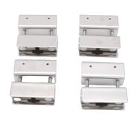 Dilwe Kit de Montage de Barres de Toit en Acier Inoxydable 304, Supports de Barres de Toit pour van, 4 Pièces, 2 Mm, sans Perçage, Kit de Montage pour , , , Ducato
