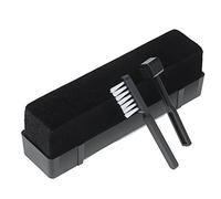 Dilwe Kit de Nettoyage pour Disques Vinyles, 3 en 1 avec Brosse en | Compatible avec Platine Vinyle, DVD, VCD, Brosse en Velours pour Protéger les Enregistrements des Rayures, Stylet en Fibre
