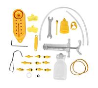Dilwe Kit de Purge de Frein hydraulique, Ensemble d'outils de Lubrification de Frein à Disque d'huile minérale de vélo professionn