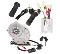 Dilwe Kit de Réduction du Moteur brossé à Scooter électrique Haute Performance pour Le Vélo électrique Bricolage 24 V 350W Moteur brossé Set pour LA
