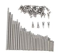 Dilwe Kit de Réparation de Basson, Tiges Filetées, Vis, Petites Vis, Blocs de Rainage, Facile à Installer et Maintient
