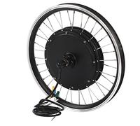 Dilwe Kit de Roue de Moteur D'entraînement Avant de Vélo électrique de 20 Pouces 48V 1500W avec Contrôleur 35A, Compteur LCD S866, Levier de Vitesse, Capteur D'assistance, pour Vélo de
