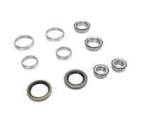 Dilwe Kit de Roulements de Moyeu de Roue de Remorque Kit de Roulements d'essieu de Remorque en Alliage pour Essieux de 1 1 16 Pouces Comprenant des L68149 LM12749 2 Joints Réduisent la Friction