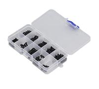 Dilwe Kit de Vis RC, Jeu de Vis RC Haute dureté Résistant à la Pression avec Boîte pour Traxxas 1/18 Crawler