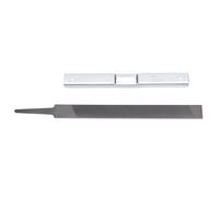 Dilwe Kit D'outils D'affûtage de Tronçonneuse Universel, Lime Plate en Acier Durable avec Jauge de Profondeur pour Un Travail Forestier Efficace 2 Pièces