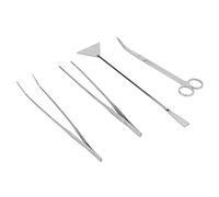 Dilwe Kit D'outils pour Aquarium Aquascape en Acier Inoxydable de qualité Supérieure pour L'entretien et Le Soin des Plantes D'aquarium, Ensemble 4 en 1 pour Les Amateurs de Plantes Aquatiques