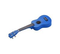 Dilwe Kit ukulélé Soprano Acoustique coloré 21 Pouces (Blue & Without Accessories)
