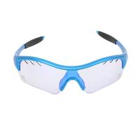 Dilwe L les Verres de Sport Photochrome Légers Protection UV pour Conduire des Vélos de Vélo Garçons Filles Pc + Caoutchouc (Cadre bleu + changement de couleur bleu)