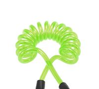 Dilwe La Laisse de Surf avec Cordon enroulé, Sangle de Cheville, 1,2 M pour Le Shortboard, Longboard, Paddleboard, Kayak, Trouver Facilement Votre Planche dans l'eau (Green)