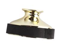 Dilwe Lade ABS Alto Sax Mute, Amortisseur de Son pour la Pratique du Saxophone (GOLD)