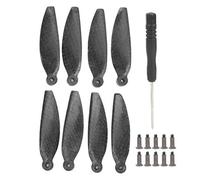 Dilwe Lame d'hélice de Drone, Lame d'hélice légère en Fibre de Carbone Compatible avec Mini 2 pièces Accessoires de Remplacement de Drone