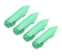 Dilwe Lampe de Pêche LED, Lot de 4 Attracteurs sous-Marins à Lueur Verte avec Batterie Intégrée pour la Pêche de Nuit