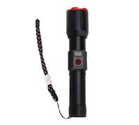 Dilwe Lampe de Poche LED Rechargeable Super Lumineuse 1800 Lm avec Affichage Numérique 3000 MAh en Alliage d'aluminium IPX6 Lampe de Poche étanche pour Camping Randonnée Urgences