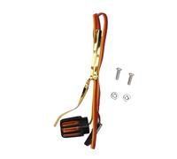 Dilwe Lampe RC, Mode de Contrôle CH3 avec Récepteur à Distance, Plusieurs Modes D'éclairage, Lumière Clignotante Rotative pour Modèle RC, Véhicules de Construction, Voitures (ORANGE)