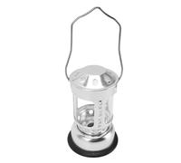 Dilwe Lanterne à Bougie, Lampe Chauffe-plat Portable Suspendue avec Base en Alliage d'aluminium pour le Camping, la Pêche de Nuit, Lanterne Décorative Vintage pour une Utilisation Intérieure et