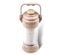 Dilwe Lanterne de Camping à LED, Lampe de Poche Portable Rechargeable de Longue Durée avec 6 Modes D'éclairage, pour la Randonnée, le Camping (Kaki)