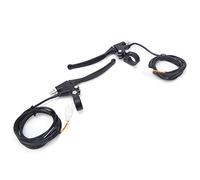 Dilwe Levier de Frein de Vélo électrique Universel en Alliage D'aluminium, 1 Paire de Frein de Poignée Coupée de Moteur pour Scooter de Vélo électrique, avec Structure à Dégagement