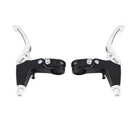 Dilwe Levier de Frein Universel, Frein À Main Vélo de Route Levier de Frein Guidon V Frein Adapté à la Plupart des Vélo (argent)