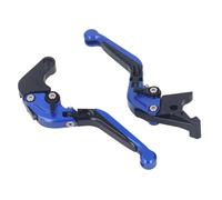 Dilwe Levier d'embrayage de Moto CNC 6061 Poignée d'embrayage Pliante en Alliage 'aluminium Conception de Verrouillage à Longueur Réglable pour les Coureurs de Rue pour CBR650F CBR650R NC750 (BLUE)