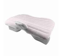 Dilwe Lit Gonflable de Voiture, Matelas de Voiture floqué en PVC avec Pompe électrique, Bloc de sécurité et capacité de 150 Kg, Matelas Gonflable de Siège Arrière avec 2 Oreillers pour Voyage (Gris