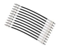 Dilwe Lot de 10 Cordages pour Alto, en Fil D'acier Inoxydable avec Protection en Silicone, Antidérapants et à Vis, pour une Meilleure qualité sonore.