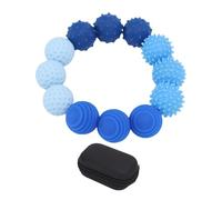 Dilwe Lot de 12 Balles Magnétiques Anti-Stress en Silicone pour Adultes, Textures Attractives et sensorielles.