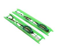 Dilwe Lot de 2 Cages d'alimentation de Pêche avec Plombs pour Carpe (60g)