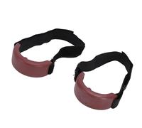 Dilwe Lot de 2 Protège-Orteils de Chaussures Antidérapants avec Crochet et Boucle pour Chaussures de Sport pour Enfants, Protège-Orteils rembourré avec Matériau en Nylon et (L)