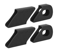 Dilwe Lot de 4 protections de manivelle de vélo en silicone pour vélo Noir