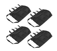 Dilwe Lot de 4 Sacs de Sable avec Poids pour Auvent, Sacs de Sable Robustes en Tissu Oxford 600D pour Pieds de Tente Pouvant Contenir 35 Kg, avec Coutures Renforcées pour Tentes de