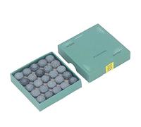Dilwe Lot de 50 Embouts de Queue de Billard en PU de Remplacement pour Queues de Billard, Jeu d'Embouts de Queue Haute densité pour Contrôle de la Rotation de la Balle, Réparation Rapide pour Les