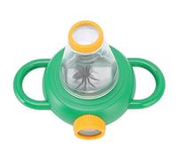 Dilwe Loupe de Visualisation Bidirectionnelle Extérieure Peur D'attraper des Jouets éducatifs pour Enfants Loupe D'expérience Scientifique Tenue dans la Main en Plastique 19 X 13,5 X 13 Cm